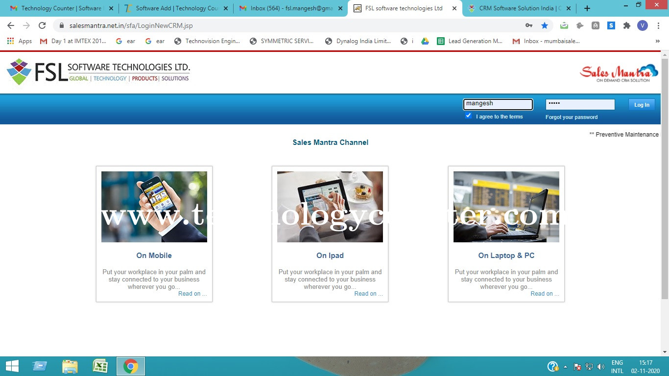 Sales Mantra CRM Screenshots